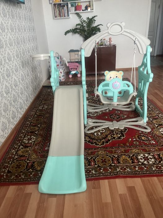 Пррдам горку детскую с качелей