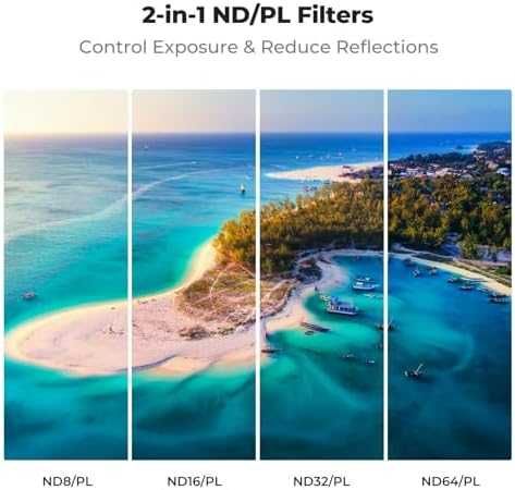 Нови Филтри за дрон DJI Mavic 4 Pro ND+PL 4 броя AGC Стъкло 28 Слоя