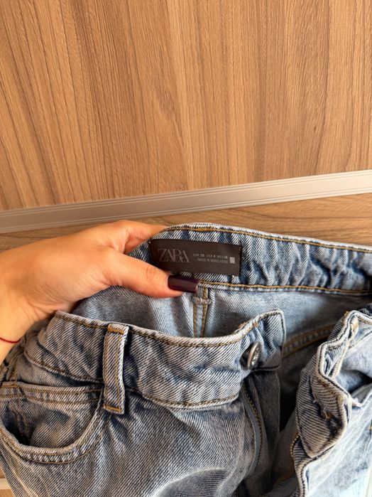 Дънки Zara висока талия