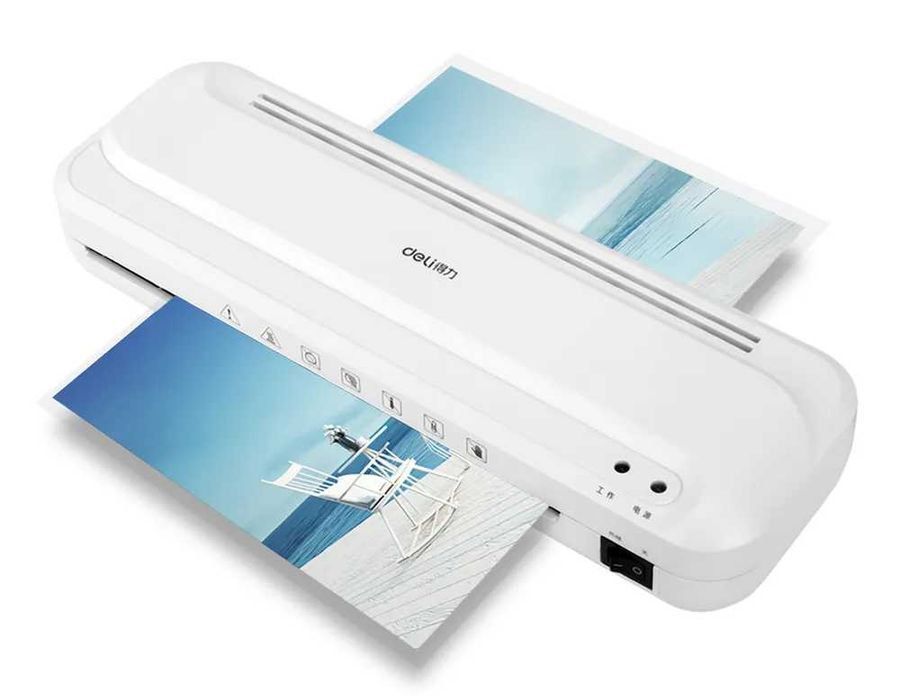 Deli ламинатор 2132, формат А4, белый