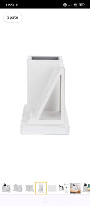 Stație de încărcare inductivă KINGFOM cu suport pentru pix pentru iPho