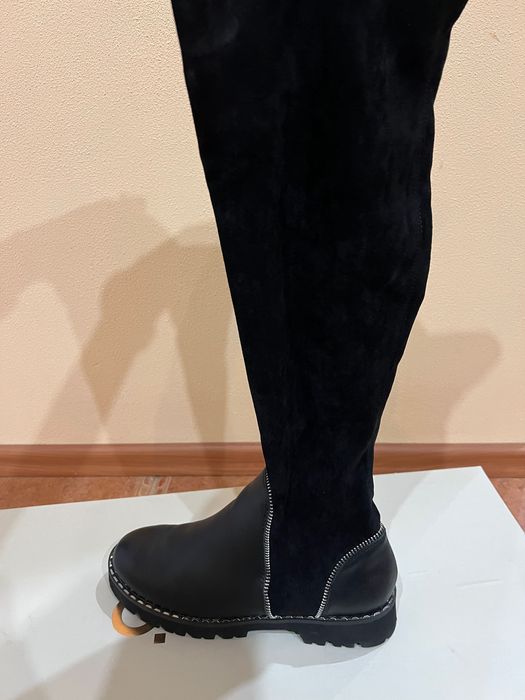 Ботуши Quazi - велур и кожа