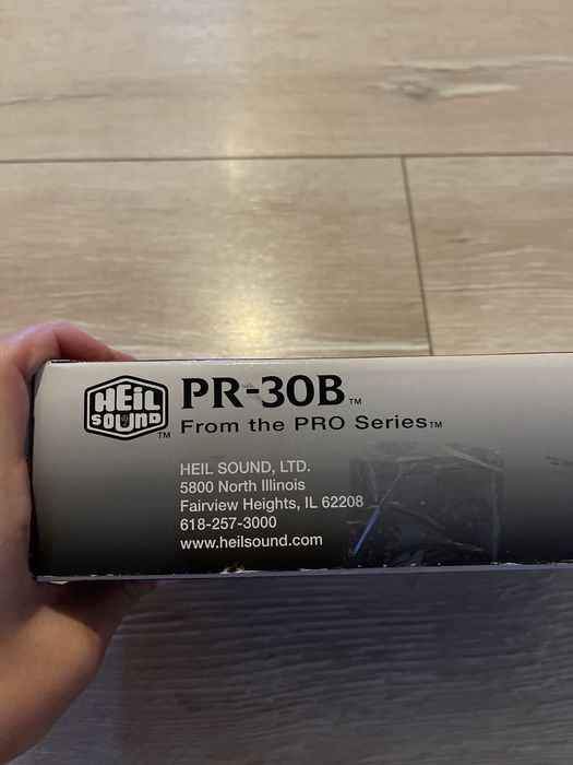 Microfon PR-30B negru