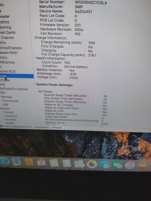 Laptop MacBook PRO ( intel Core i5 )