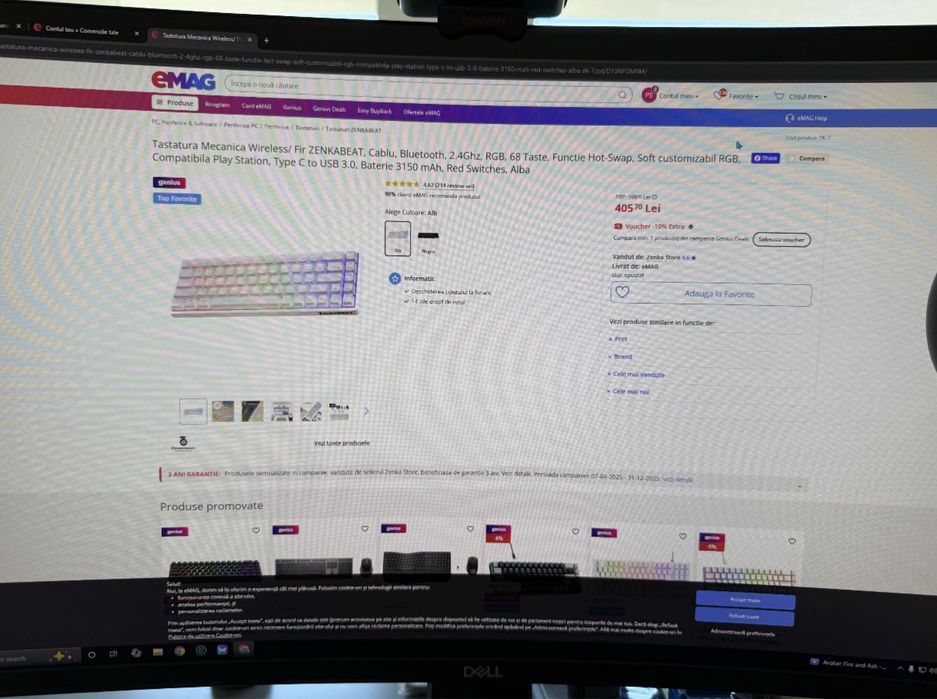 Tastatura Gaming ZenkaBeat Wireless Custom-made