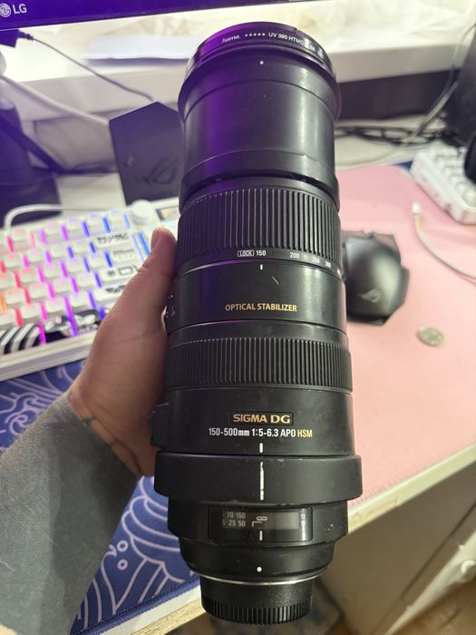 Sigma 150-500  Nikon F