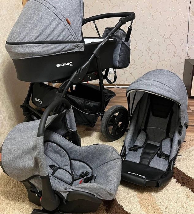 Польская коляска 3в1 Sonic verdi