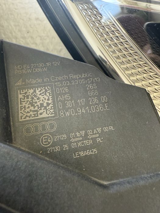 Фар фарове Audi A4 B9 facelift Перфектни