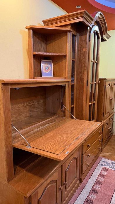 Mobilă Living / Bibliotecă Clasică din 3 Corpuri (Modulară)