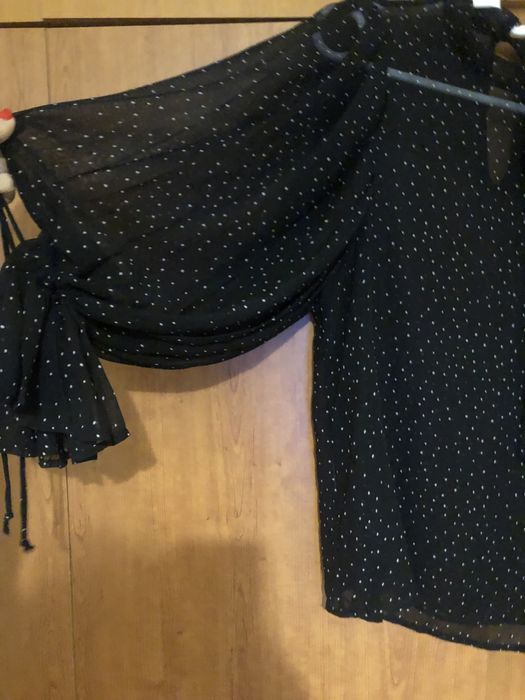 Риза Mango на точки с широки ръкави