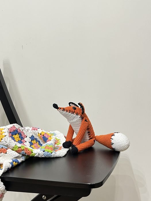 Вязаная игрушка Лис из «маленького принца»