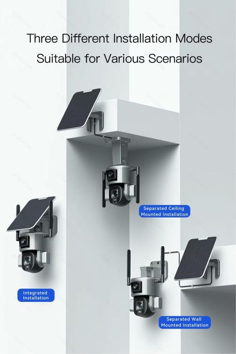 Solar security camera Y5 4K (новая модель)