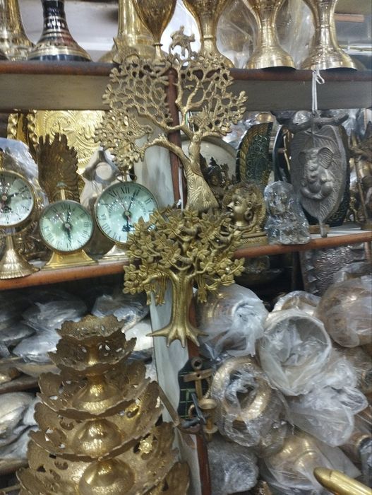 Денежное дерево сувенир металл Латунь Новые