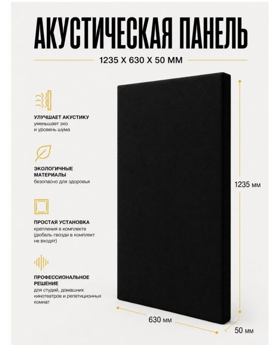 Звукопоглощающие панели
