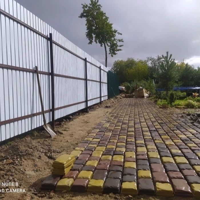 Укладка брусчатки