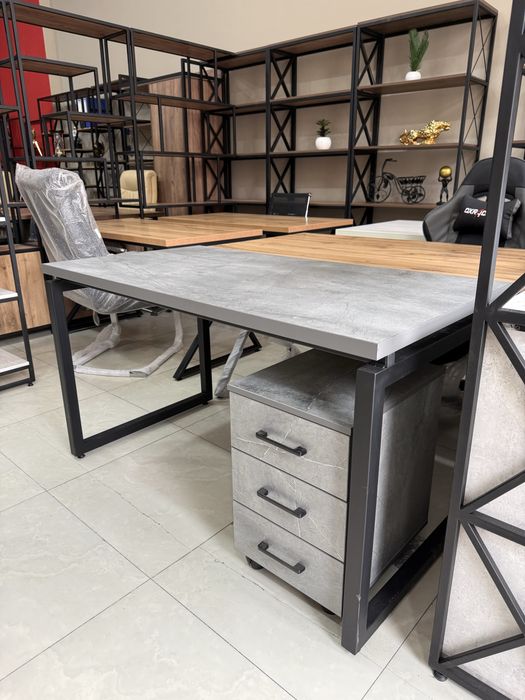 Стол с тумбой|stol tumba bilan|лофт столы