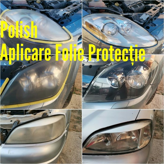 Polish Faruri ; Aplicare Folie Protecție
