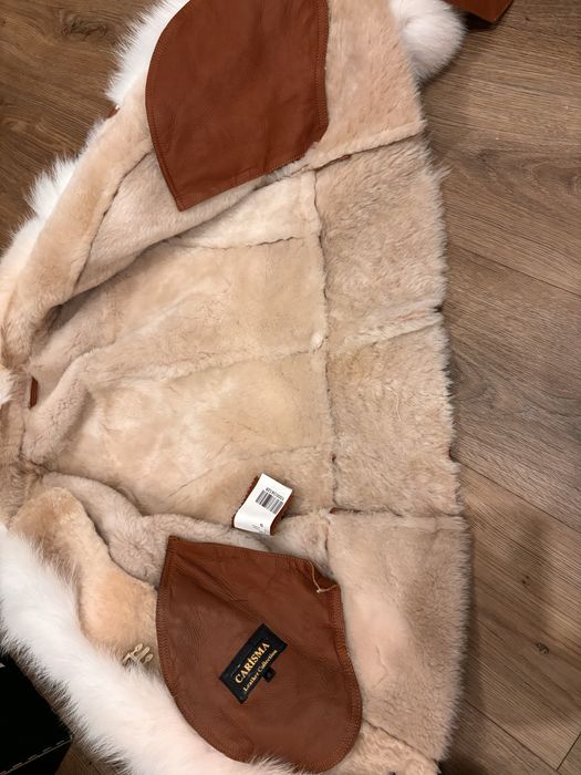cojoc piele naturala si guler vulpe 36/S