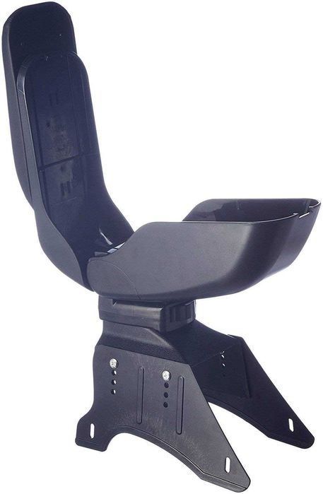 Универсален сгъваем/плъзгащ се подлакътник - Черен с еко кожа.