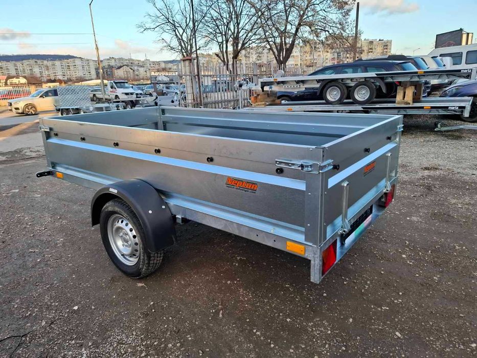 НОВО самосвално ремарке с ресьори и амортисьори Neptun N7-263 PRR