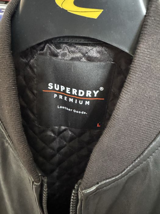Geaca piele Superdry marimea L