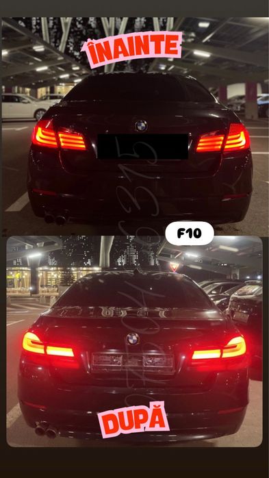 Triple BMW F10 Led Seria 5 Style G30 PlugPlay Fara Erori Stopuri Lampi