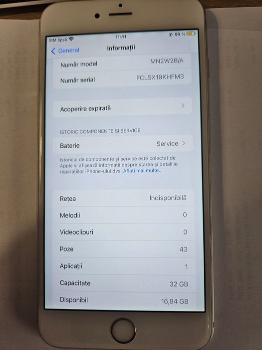 IPhone 6S plus ,32 Gb