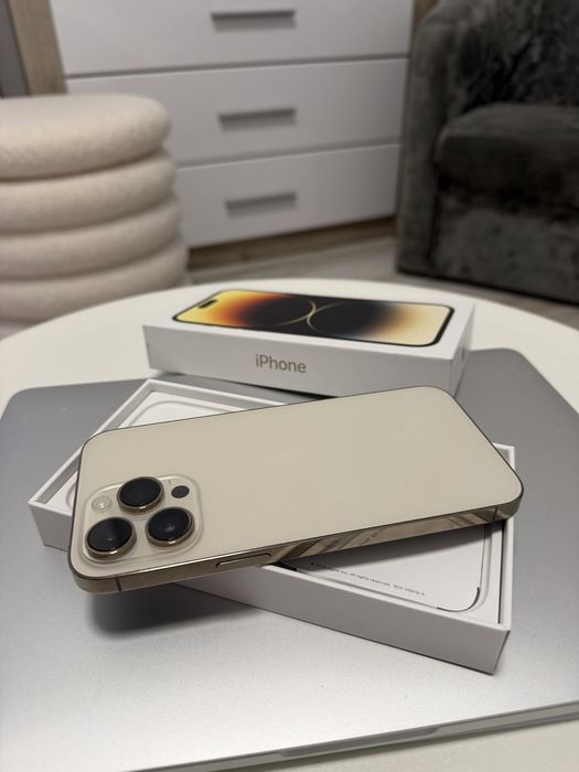 Iphone 14 pro  max gold impecabil !