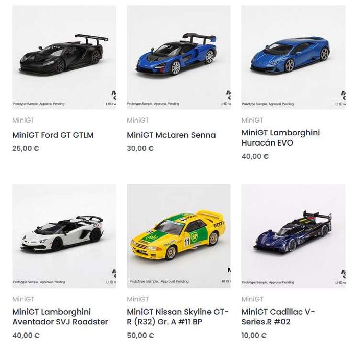 Matchbox, MiniGT, Sparky, Tarmac Works, Tomica, Welly (1:64 нови)