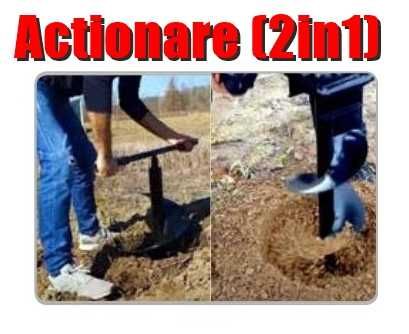 Burghiu Motoburghiu Foreza Manual Gropi Gauri Pamant Pomi 200x800mm