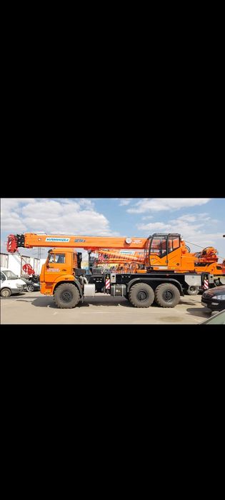 Авто кран хизмати  25т 25м гусок 8м общый 33 метр