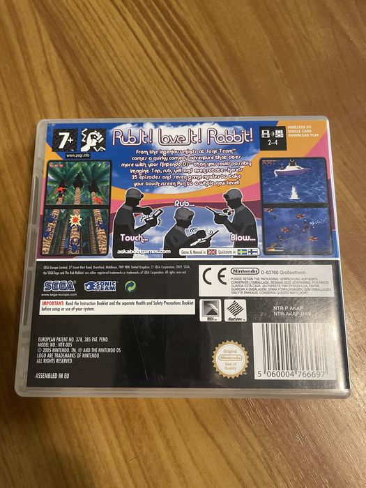 Игра The Rub Rabbits за конзола Nintendo DS