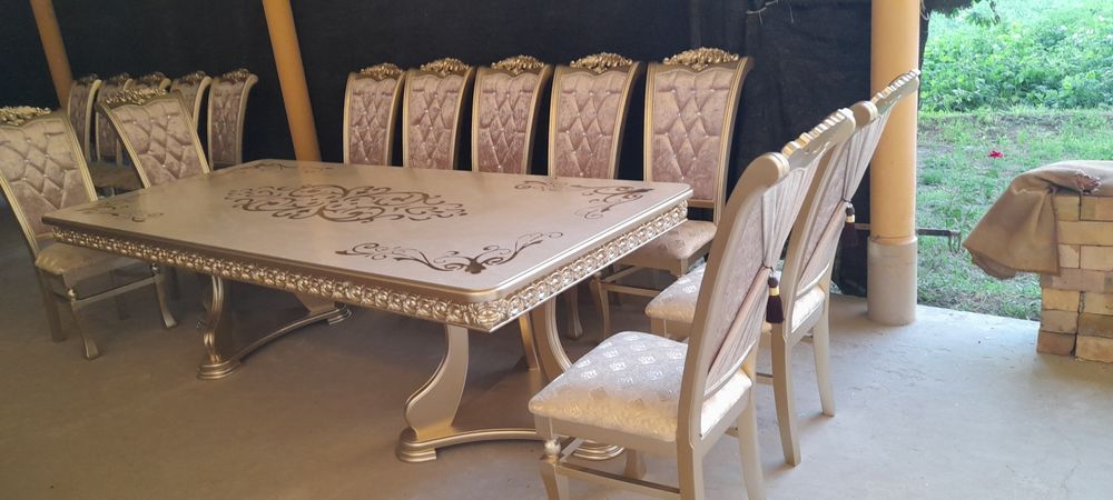 Прямой цехдан биринчи кул оптом нархларда стол ва стуллар