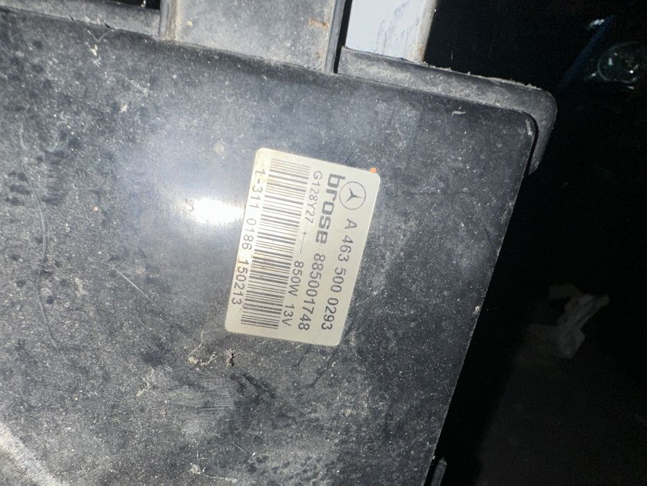 Перка радиатор Мерцедес G класа Radiator fan A4635000293 G Class W463 Wentylator 850W MERCEDES G KLASA W461 W463 1998-2015 A4635000293