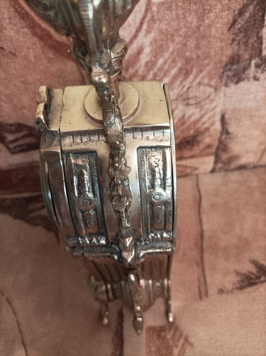 Масивен месингов бароков часовник работещ