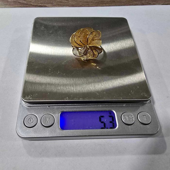 Златен пръстен 14 карата 5.3гр