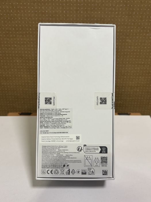 MDM vinde: Xiaomi Redmi Note 15 Pro 5G, 256GB, Black.