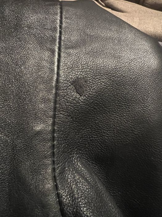 Pantaloni Mango piele naturala marimea 34