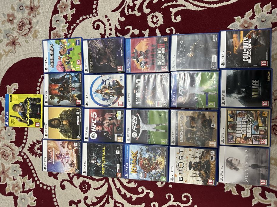 Продается диски на ps5 и ps4