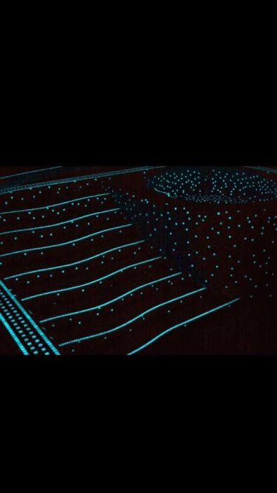 майолика, мозаика - светящиеся в темноте.