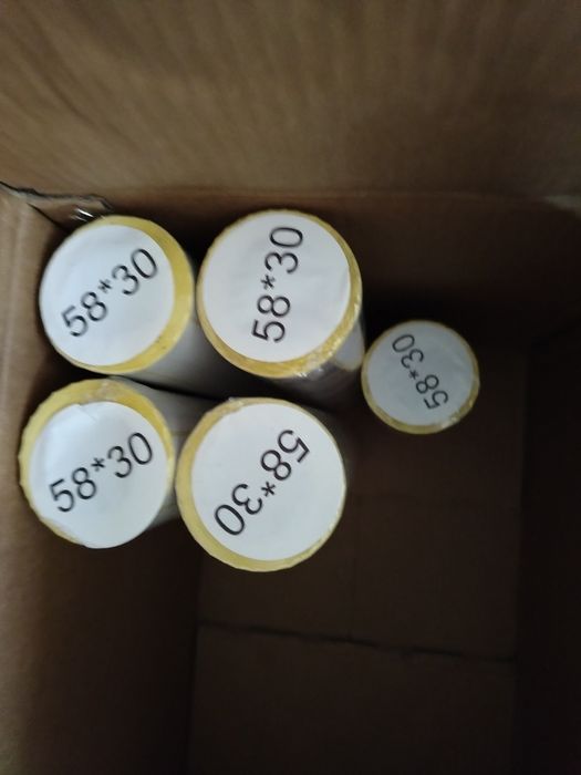 Наклейка стикер термобумага