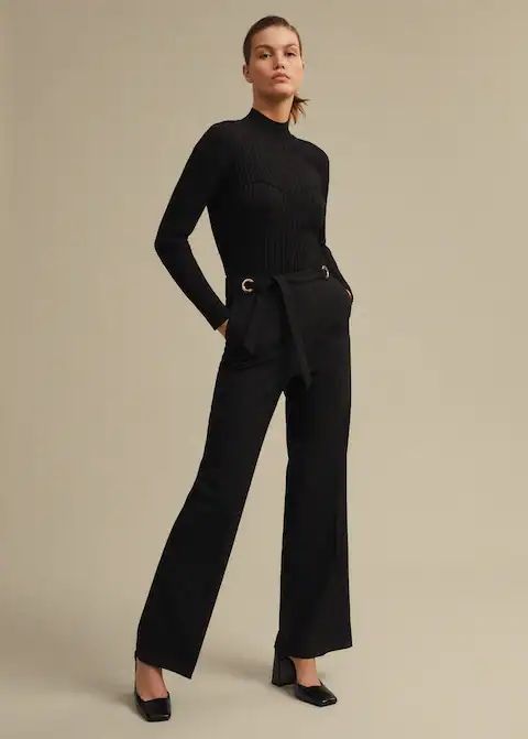 Mango чисто нова рипсена блуза пуловер