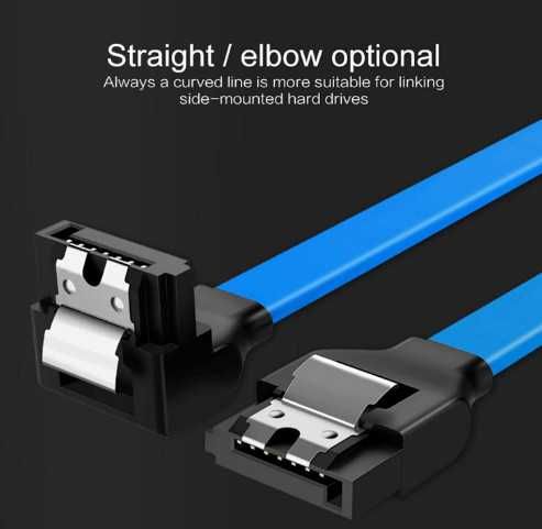 Комплект SSD кабели към дънна платка, 6 броя по 1 метър, SATA