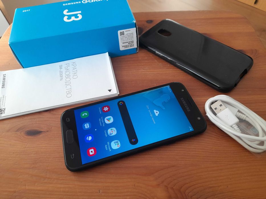 Samsung Galaxy J3 GB 16 GSM Смартфон Самсунг мобилен телефон черен