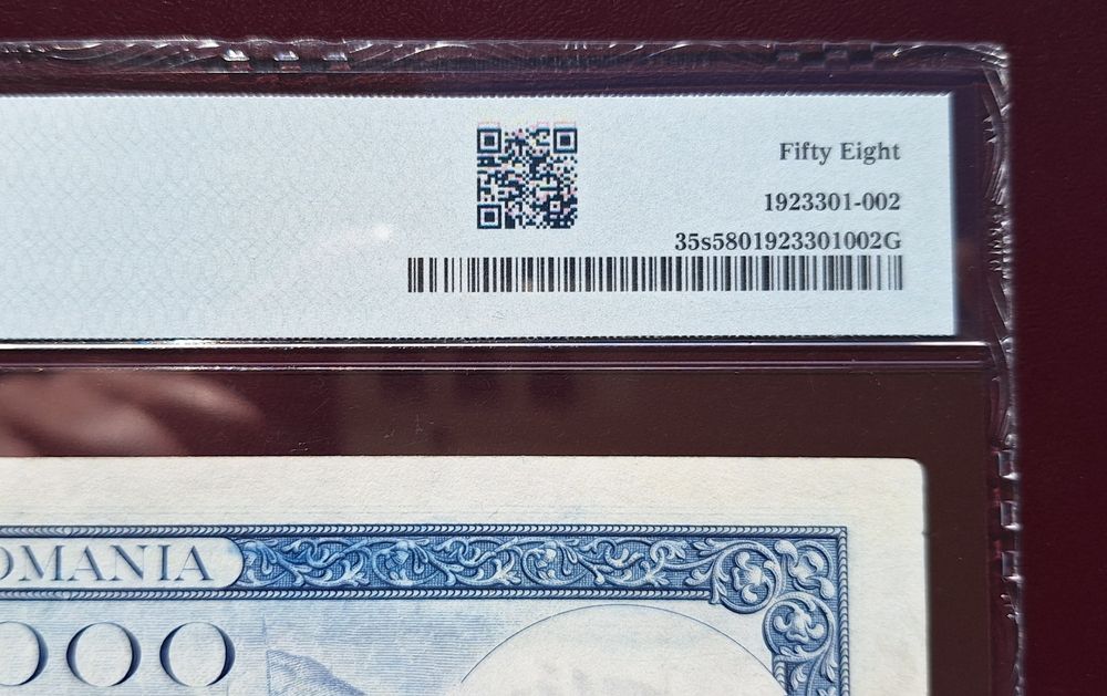 5000 lei 1931, Specimen