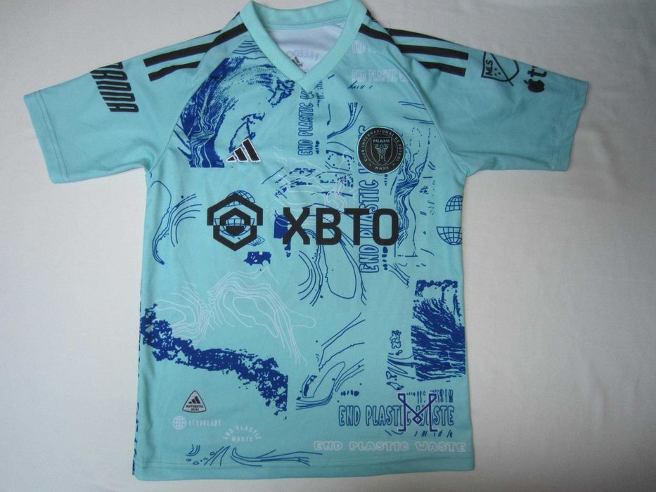 Tricou fotbal copil, Messi, Inter. Miami, masura 164,  Adidas,  ca nou