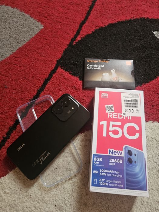 Redmi 15c varianta 8 giga ram cu 256 GB