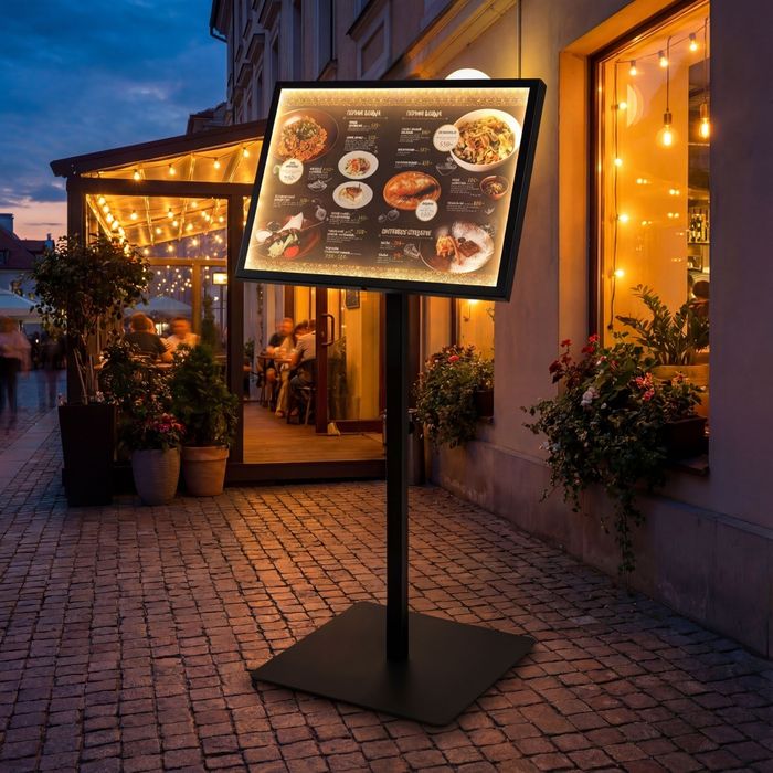 Световой Стойка рекламная инфо ценник меню информационные подставки