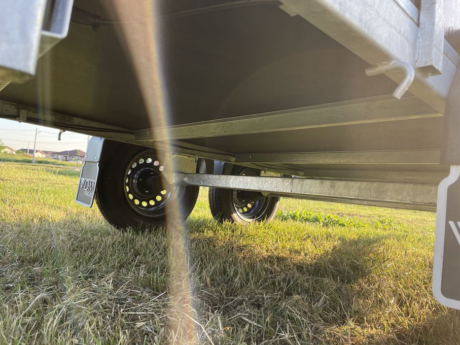 Remorca cu obloane de tego pe doua axe