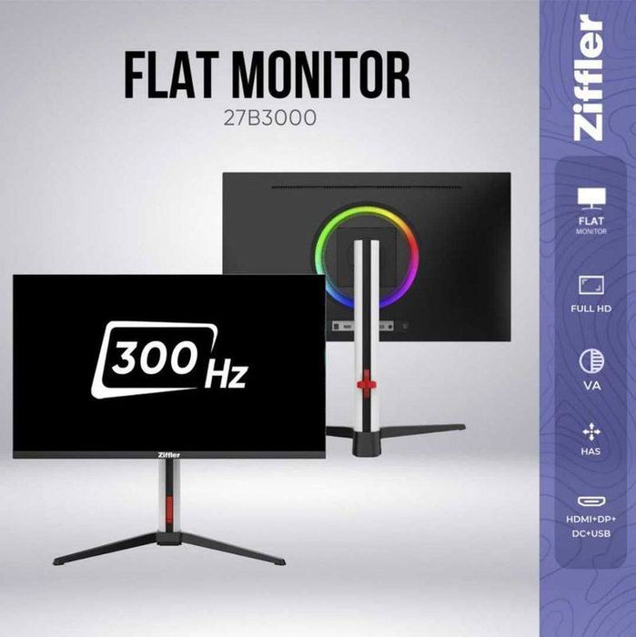 Komplekt gaming monitor, klaviatura va mishka sotiladi